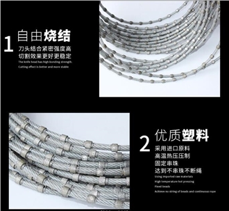 7.3Mm Diamond Multi-Wire For Stone Cutting