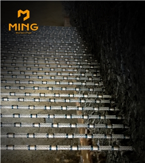 Sintered Diamond Multiwire For Granite Quartzite Cutting