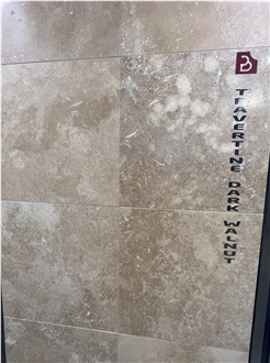 Dark Walnut Travertine Tiles
