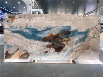 Brazil Blue Louise Quartzite Slabs