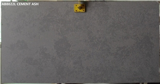 CEMENT ASH (LEATHER FINISH) Quartz Slabs