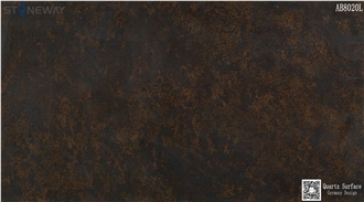 ROSETTE NEBULA (LEATHER FINISH) QUARTZ SLABS