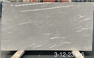 Evian Ash White Marble Slabs