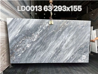 Palissandro Bronzetto Blue Sands Wave Marble Slab Tiles