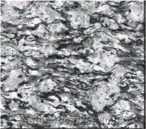 Spray Grey Wave Granite Slabs