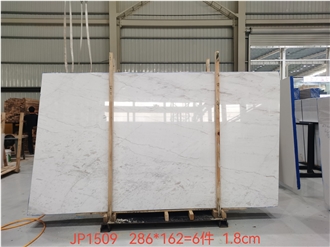 A Grade Volakas White Marble Polished Slabs