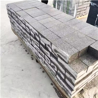 G654 New Cubes Stone On Mesh For Garden Pavings