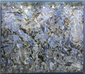 Artificial Blue Labradorite Sintered Stone Slabs