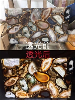 Uruguay Backlit Semiprecious Stone Tiles