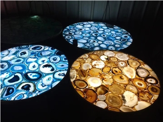 Uruguay Backlit Semiprecious Stone Tiles
