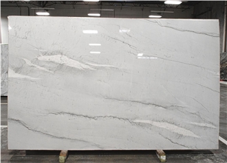 Mont Blanc White Quartzite Wall Floor Slabs