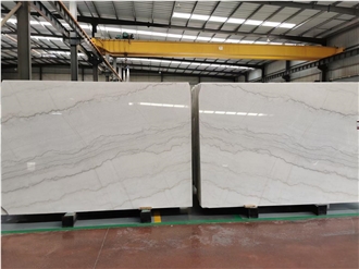 Natural Guangxi White Marble Slabs