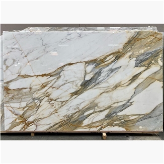 Natural Polished Italy Calacatta Gold Marble Slabs