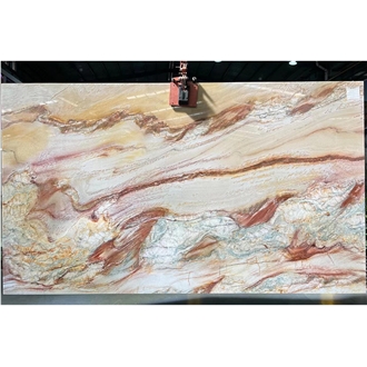 Rainbow Impression Gold Quartzite Slabs