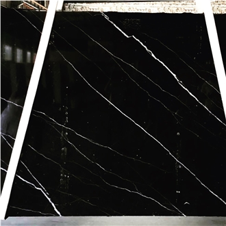 YUANDA Black Nero Marquina Marble Slabs Wall Tile