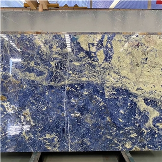 YUANDA Inka Blue Sodalite Polished Granite Slabs