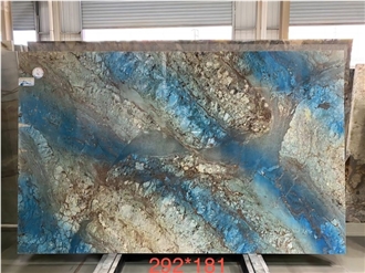 YUANDA Labdar Amazonite Blue Premium Granite Slabs
