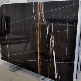 YUANDA Laurent Black Gold Natural Marble Slabs