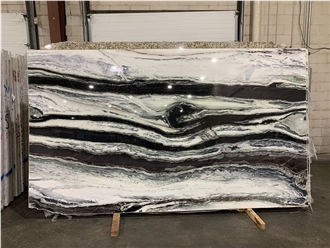 YUANDA Panda Ink Painting Polished Marble Slabs