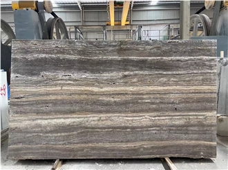YUANDA Persian Grey Premium Travertine Slabs