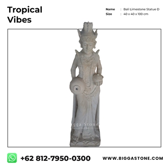 Garden Decor Limestone Statue