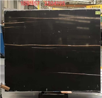 Good Price Tunisia Noir Aziza Marble Slab Wall Tiles