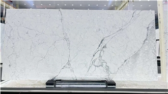 Snowflake White Marble Slab Wall Tiles