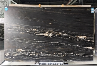 Brazil Portoro Leathered Slab Tiles