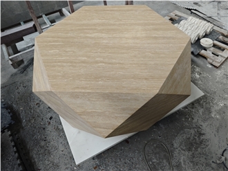 Customized  Travertine Center Table