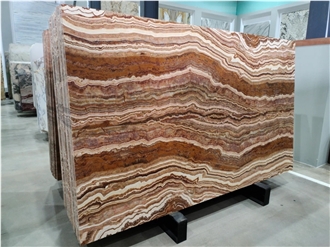 Tiger Onyx Marble Slab