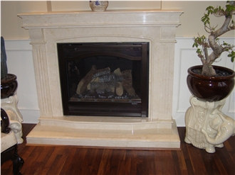 Hot Sales White Hand Carved Marble Fireplace
