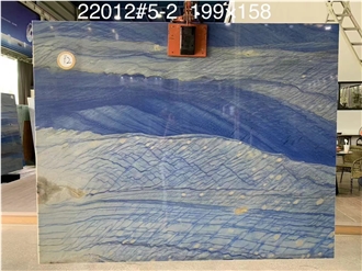 Brazil Azul Imperial Quartzite Large Size Blue Slab Polished