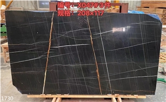 Noir Aziza Marble Slabs Negro Laurent Black Stone Tile