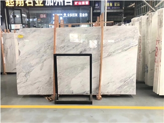 Vermont Danby White Marble Slabs Hotel Home Floor Use