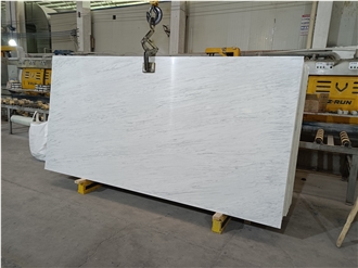 Calacatta 5099 Newest Pattern 127X64inch 20Mm Quartz Slabs