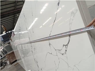 Goldtop Artificial Stone 5089 Channel Quartz Tiles Slabs