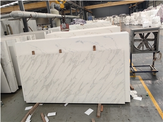 Goldtop Artificial Stone Calacatta Armani Quartz Tiles Slabs