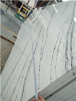Goldtop Artificial Stone Calacatta Sivec Quartz Tiles Slabs