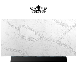 GOLDTOP OEM/ODM Calacatta 5025 Moon Quartz Slabs