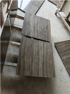 Chinese Brown Style Obama Wood Marble Tiles