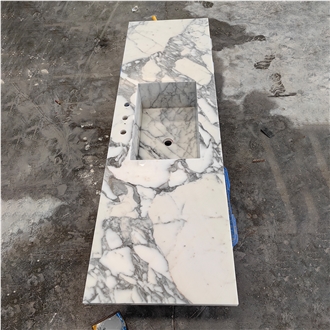 Goldtop Arabescato Marble Countertops For Bath Top