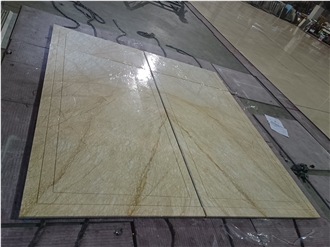 GOLDTOP Gold Vein Spider Gold Marble Slabs For Villa