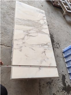 GOLDTOP Good Quality Polished Calacatta White Marble Slabs