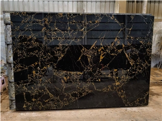 Goldtop New Natural Athens Black Gold Marble Tiles Slabs