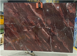 Goldtop New Natural Rosso Collemandina Marble Tiles Slabs