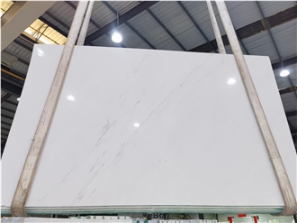 Goldtop New Quarry Natural Ariston White Marble Tiles Slabs