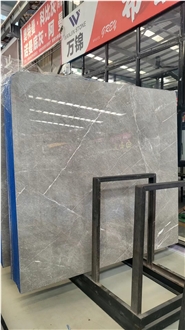 Goldtop New Quarry Natural Cyprus Grey Marble Tiles Slabs