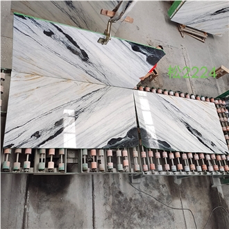 Goldtop New Quarry Natural Dior White Marble Tiles Slabs