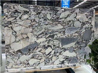 Goldtop New Quarry Natural Galaxy Blue Marble Tiles Slabs