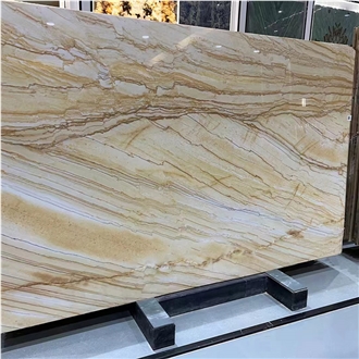Goldtop New Quarry Natural London Gold Marble Tiles Slabs